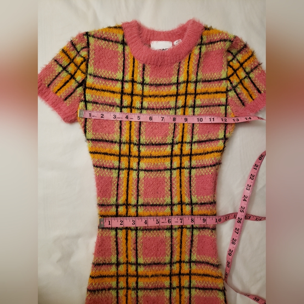Brandy Melville Pink and Yellow Checkered Dress - Picture 4 of 8